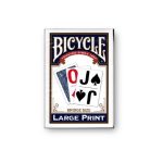 BICYCLE BRIDGE (BLUE) LARGE PRINT PLAYING CARDS