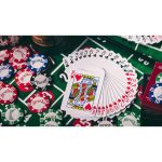 SILVER SACKBUT PLAYING CARDS - BLUE - Image 4