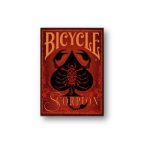 BICYCLE SCORPION PLAYING CARDS - RED