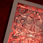 RED METALLIC GATORBACKS PLAYING CARDS - Image 6