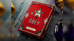 OBEY RED EDITION PLAYING CARDS