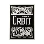 ORBIT TALLY HO CIRCLE BACK PLAYING CARDS – BLACK